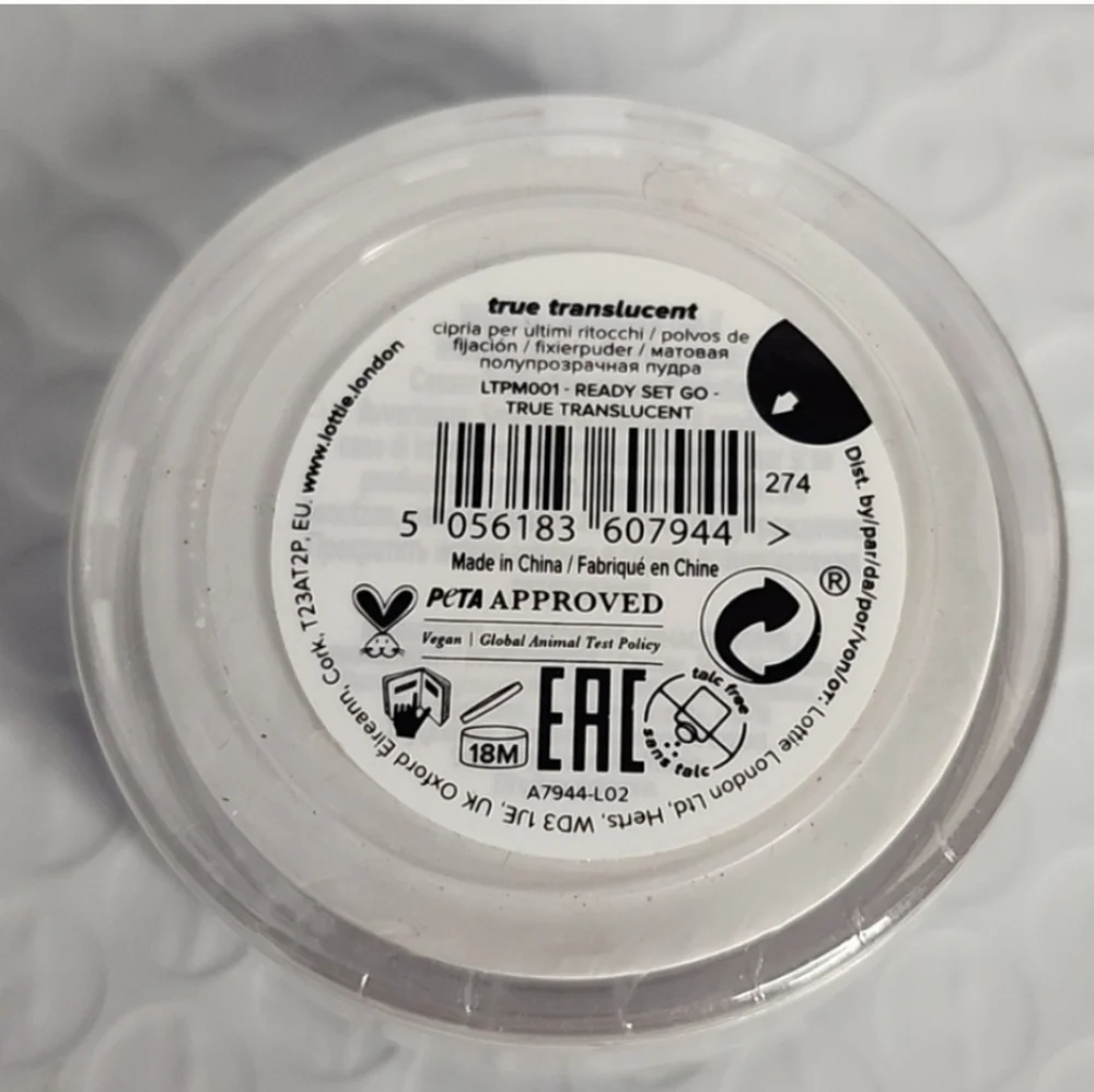 2 Lottie London True Translucent Setting Powders